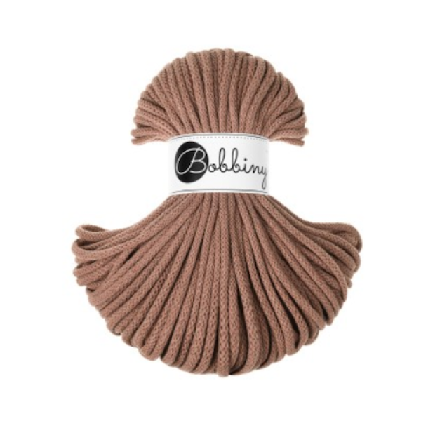 Bobbiny Flechtkordel 5 mm - Mocha Mousse